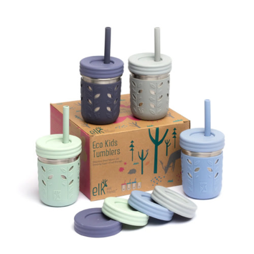 Stainless Steel 10oz Drinking Tumblers + Food Storage