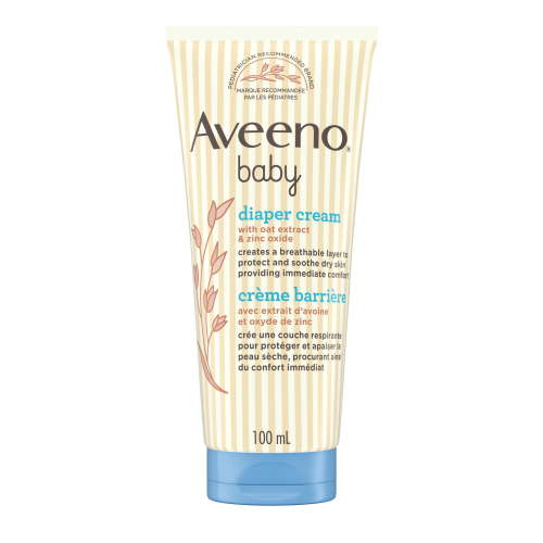 Aveeno Baby Diaper Cream – Oat Extract, Almond Oil, Zinc Oxide – Sensitive Dry Skin, 100ml, Fragrance Free - Walmart.ca