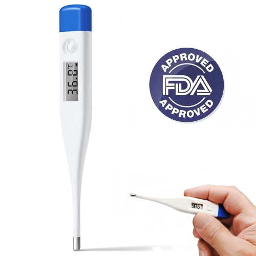 Digital Oral Thermometer for Fever,Rectal Thermometer for Babies,Thermometer for Adults with Fast Reading