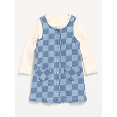 Long-Sleeve Ribbed T-Shirt and Dress Set for Toddler Girls | Old Navy