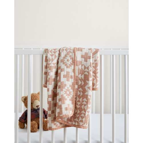 Shop Organic Cotton Baby Blanket: Soft Blue Ridge Comfort