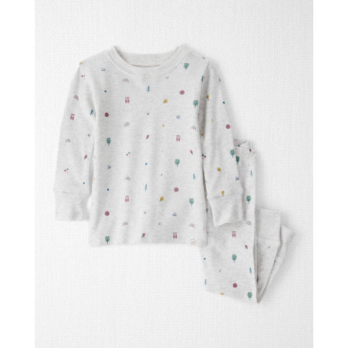 Baby Girl Organic Cotton Pajamas in Nature Icon Print - Little Planet | Carter's
