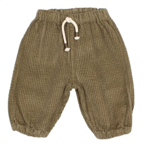 Búho Baby Corduroy Pants Kaki – Weiche Cordhose für Babys – Littlies + mums