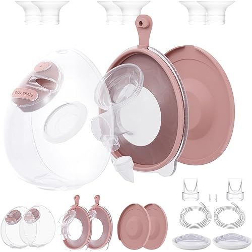 Two Complete Sets Compatible with Spectra S1/S2/S9 Breast Pump Replacement Parts (24mm Two Complete Sets with 17/19/21mm Flanges)