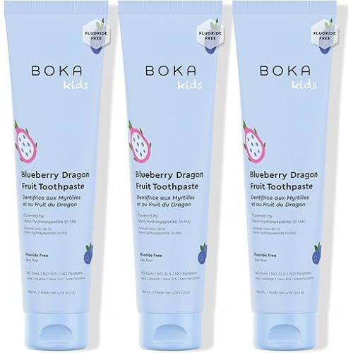 Boka Kids Toothpaste - Fluoride Free Nano Hydroxyapatite Toothpaste