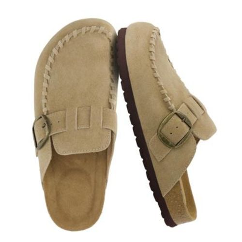 CUSHIONAIRE Canoe Genuine Suede Clogs for Women Footwear with Moc Toe Design – Casual Slip On Womens Shoes