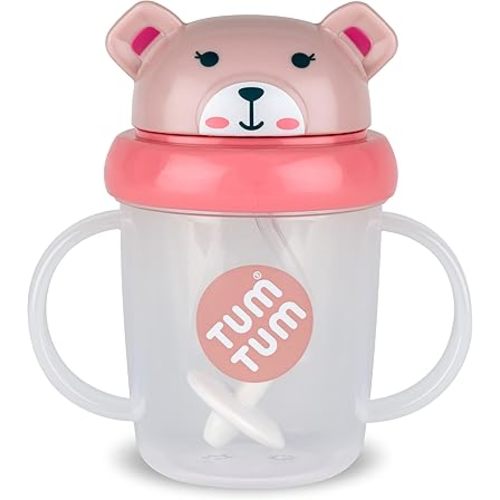 Tippy Up Free Flow Sippy Cup (No Valve), Sippy Cup for Toddlers, BPA Free (Betsy Bear 200ml)