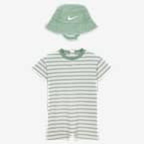 Nike Baby Short Sleeve Romper with Bucket Hat. Nike.com