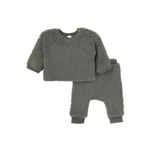 Microfleece Drop Shoulder Top & Pant Set