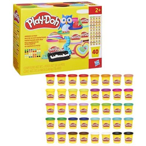 Play-Doh 40 Pack 3 oz Cans Gifts for Kids Ages 2 and Up