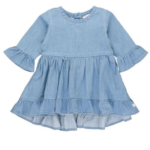 RuffleButts Baby Girls High Low Ruffle Tunic