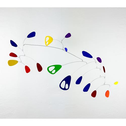 Modern Hanging Mobile Art Mosaic #5 Lightweight Kinetic Sculpture