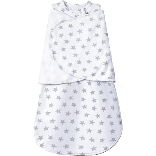 Baby Sleep Sack Swaddle, 3-6 Months, TOG 1.0(Gray stars)