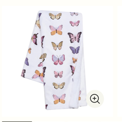 Butterfly Dreams Baby Blanket