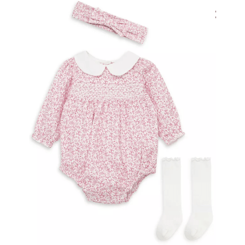 Little Me
Girls Outline Bubble Playsuit, Headband and Socks - Baby