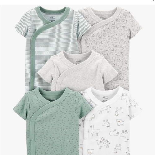 Simple Joys by Carter's unisex-baby 5-pack Side Snap Short-sleeve Bodysuit
