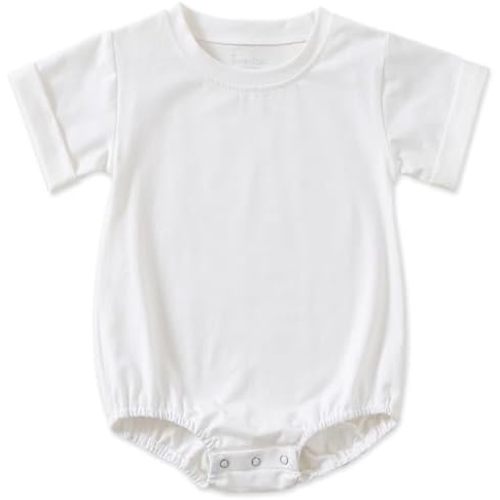 Baby Bubble Romper Short Sleeve Bodysuit T-Shirt