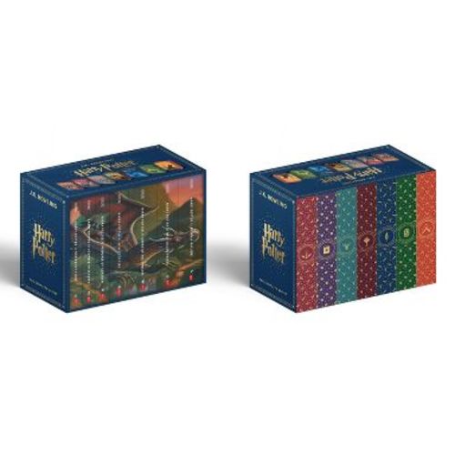 Harry Potter Box Set Books 1-7 Stenciled Edges - by J. K. Rowling (Paperback)