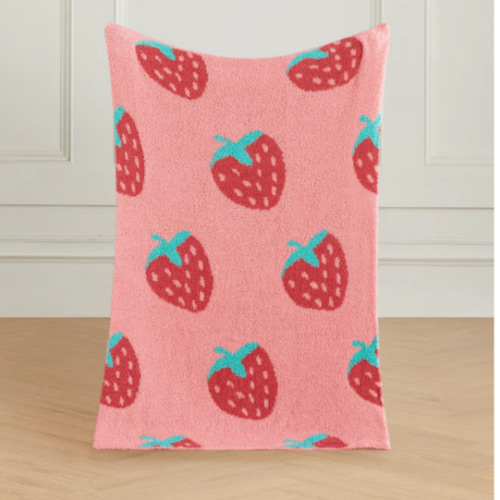 Strawberry Buttery Blanket- Stroller