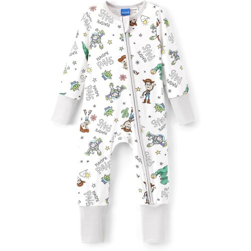 Disney Baby Organic Cotton Zip Footie Clothes Romper Outfit for Nb to Inf
