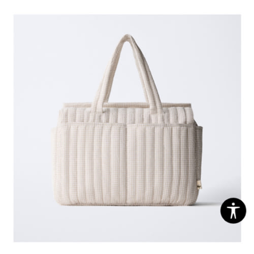 GINGHAM MATERNITY BAG