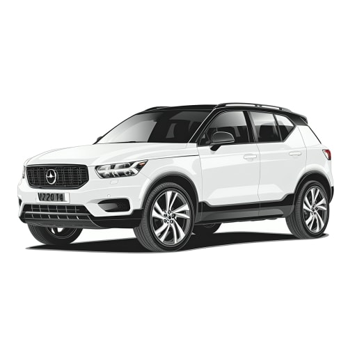 Volvo XC40 1st Gen Car Sun Shades (2018-Present)
