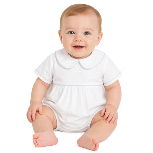 Mud Pie Baby Boys' Mud Pie Children's Boy Cross Poplin Bubble