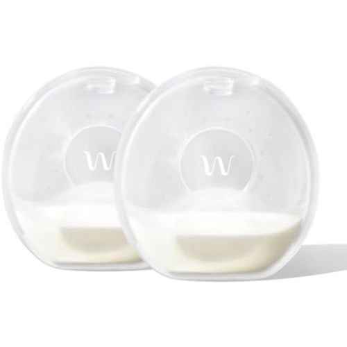 Willow Catch-All Milk Cups, 2 Pack, Wearable Milk Collector for Nursing Moms; Breast Shells for Milk Collection and Protects Sensitive Nipples, Made from BPA-Free and Food-Safe Silicone
