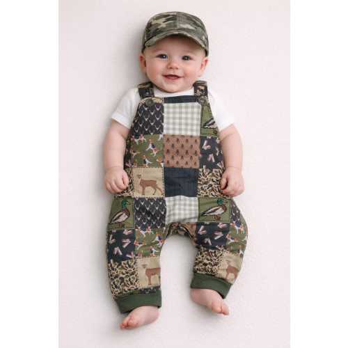 Duck Hunt Multi-Printed Path Baby Romper