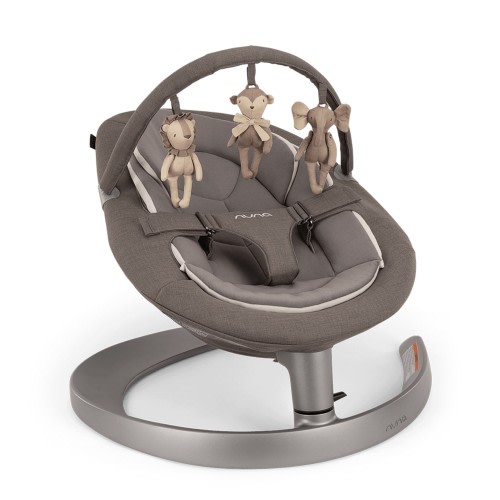 Nuna Leaf Grow Glider With Toybar Granite