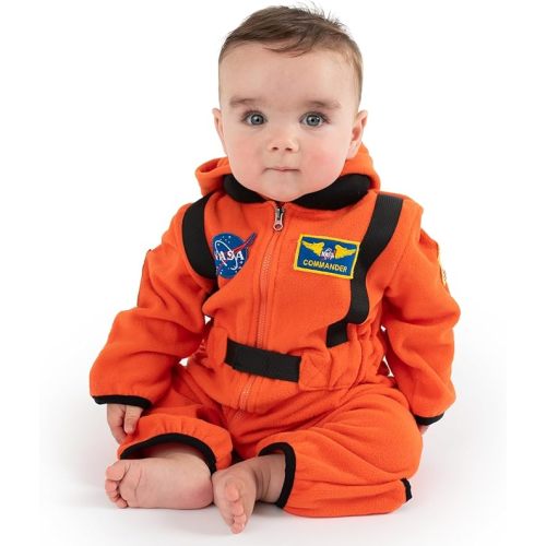 Cuddle Club Astronaut Fleece Baby Bunting Bodysuit Hoodie, Newborn - 5T