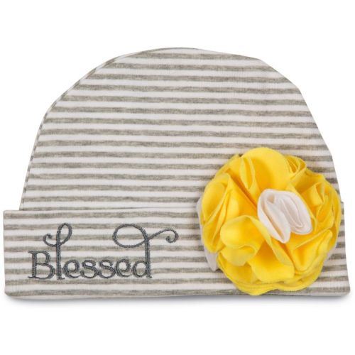 Pavilion Gift Company - Sunshine - Blessed Baby Girl Hat 0-12 Months - Hats