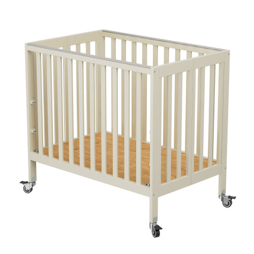 Harriet Bee Hiltz Foldable Portable Crib With Mattress & Reviews | Wayfair
