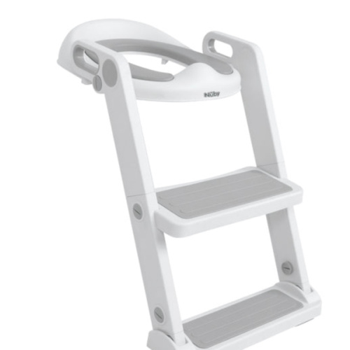 All-in-One Potty Seat Topper with Ladder | Grey