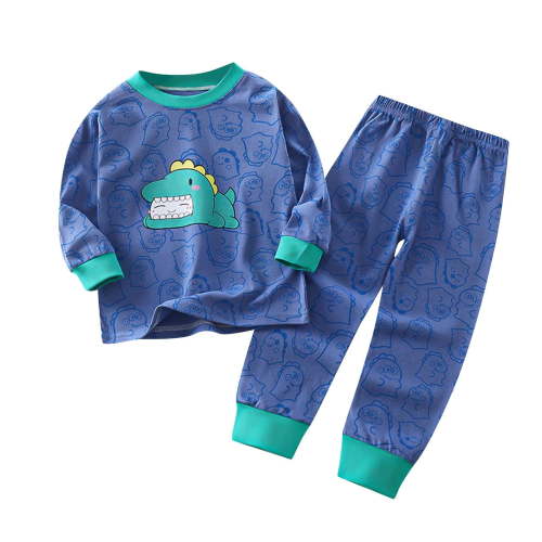 Utoimkio Toddler Baby Boy Girls Warm Pajama Set Kids Long Sleeve Crewneck Pullover Tops & Pjs Pants Set Fall Winter Sleepwear Clothes
