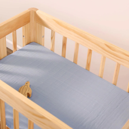 Babyletto All-Stages Custom Bassinet Sheet in GOTS Certified Organic Muslin Cotton