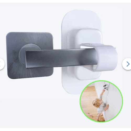 Dreambaby 2-Pack White Plastic Lever Door Lock L1481PB at Lowes.com