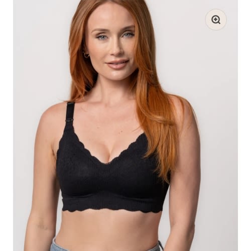 Ebony Lace Nursing Bra