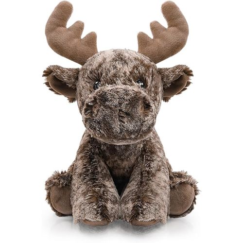 Deer Stuffed Animal Toy, Soft Huggable Deer Plush Toys for Kids, Cute Moose Animal Gift for Boys Girls and Toy for 1-3 Toddlers -8.5 Inch