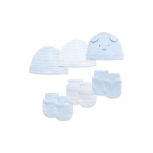 Baby Boys Peppy Puppies Hat and Mitt Set