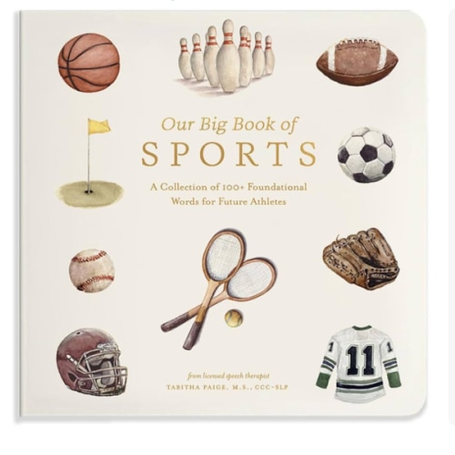 Our Big Book of Sports: A Collection of 100+ Foundational Words for Future Athletes (Tabitha Paige Children's Book Series)