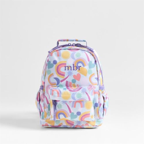 Rainbow Dreamer Small Kids Backpack with Side Pockets