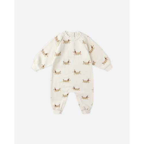 Raglan Jumpsuit Christmas Dogs