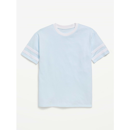 Oversized Short-Sleeve Graphic Tunic T-Shirt for Girls