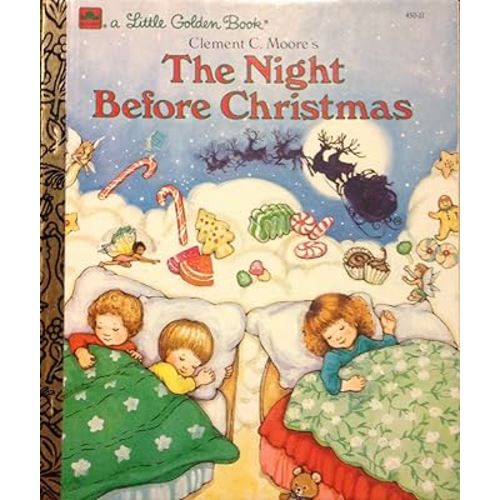 The NIGHT BEFORE CHRISTMAS. A Little Golden Book. 450-10.