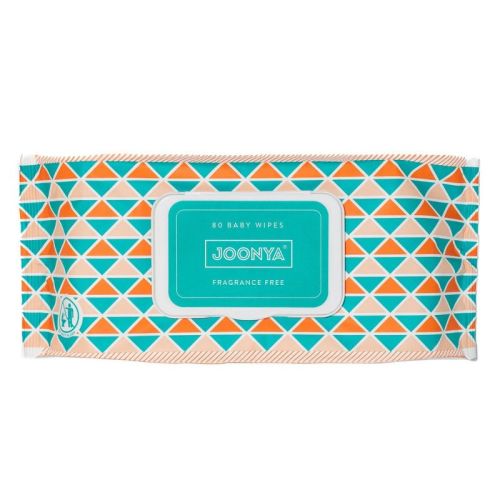 Joonya Baby Wipes - Non-Toxic, Dermatologically Tested, Compostable, Fragrance Free - 1 Pack of 80