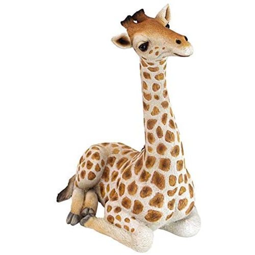 Design Toscano QM3019700 Zari The Resting Giraffe Statue, Full Color