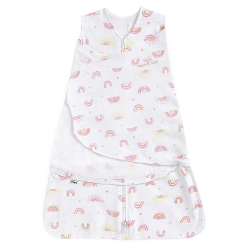 HALO® SleepSack® Swaddle - Cotton - Sunshine Rainbows NB - Walmart.ca