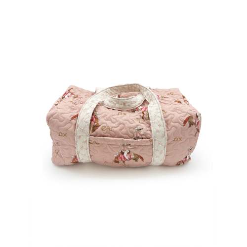 Casey Cowgirl Patchwork Rose Weekender Duffle Bag