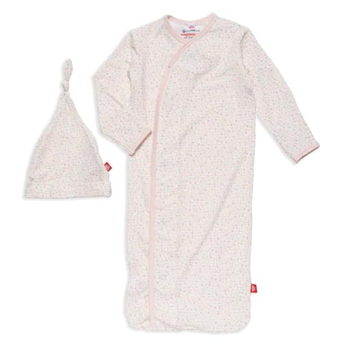 Magnetic Me Modal Newborn Sleeper Gown & Hat Set | Silky Soft Modal Fabric Sleep Sack
